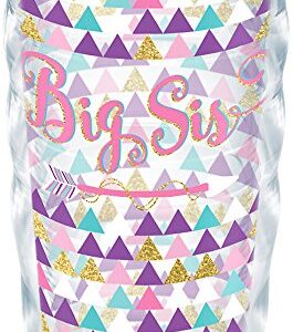 Tervis Big Sis Sister Made in USA Double Walled Insulated Tumbler, 10oz Wavy, Unlidded