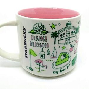 Starbucks FLORIDA Been There Series Across The Globe Collection Ceramic Coffee Mug, 32 ounces