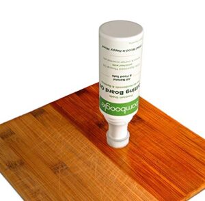 bamboogle butcher block mineral oil - 2 pack - no mess easy applicator, white (vc2p-cbo-5)