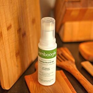 Bamboogle Butcher Block Mineral Oil - 2 Pack - No Mess Easy Applicator, white (VC2P-CBO-5)