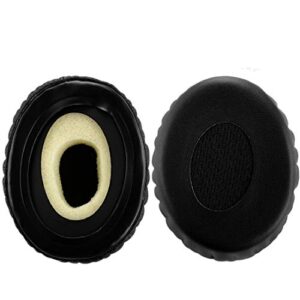 Geekria QuickFit Replacement Ear Pads for Bose On-Ear OE2, OE2i, SoundTrue On-Ear, SoundLink On-Ear Headphones Ear Cushions, Headset Earpads, Ear Cups Cover Repair Parts (Black)