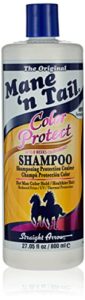 mane 'n tail color protect up to 8 weeks color vibrancy shampoo, pearl white, cocoa butter, 27.05 fluid ounce