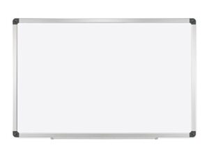 v vab-pro 24x36 inch magnetic dry-erase white board with adjustable pen tray; installation kit incl. & wall mount; aluminum frame; sturdy build for classroom, studio, office -w312436-01