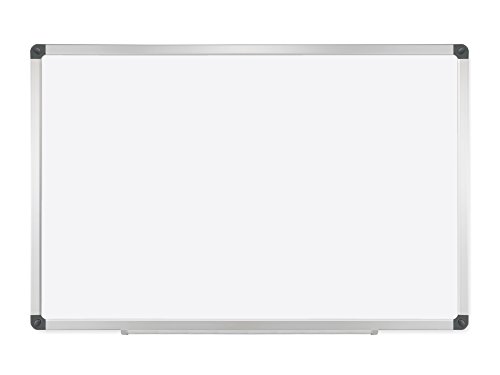 V VAB-PRO 24x36 inch Magnetic Dry-Erase White Board with Adjustable Pen Tray; Installation Kit Incl. & Wall Mount; Aluminum Frame; Sturdy Build for Classroom, Studio, Office -W312436-01