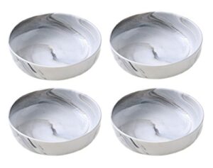 4pcs marble ceramic sauce dish seasoning dish appetizer plates