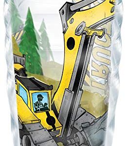 Tervis Construction Trucks Made in USA Double Walled Insulated Tumbler Cup Keeps Drinks Cold & Hot, 10oz Wavy, Unlidded