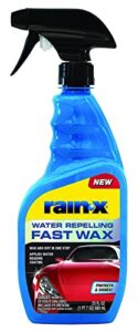 rain-x 620118 water repelling fast wax, 23 oz.