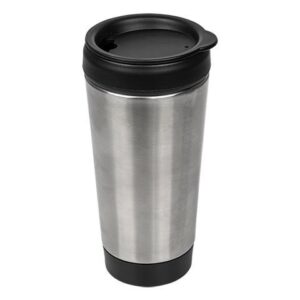 stainless steel travel mug with push lid