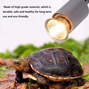 HIIZORR Heat Light for Reptiles Tortoise 720°Rotating Flexible Clamp Lamp Lizard Or Amphibian Adjust Brightness Habitat Lighting Holder, Bulb Not Included,Fit E27 Bulb |RESPECTING