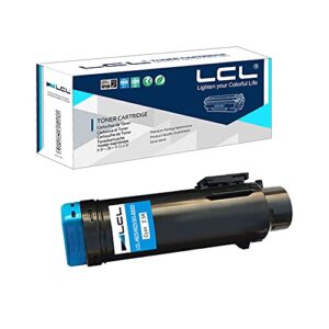 lcl compatible toner cartridge replacement for dell h625 h825 s2825 h625cdw h825cdw s2825cdn 593-bbox h625cdw h825cdw s2825cdn s2825 (1-pack cyan)