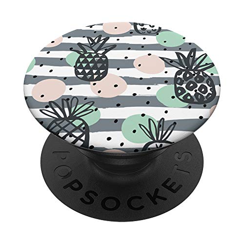 Sassy Southern Charm & Grace Cute Unique Trendy & Modern Pineapple Pattern on Black for Wireless Pho