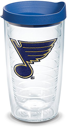 Tervis Made in USA Double Walled NHL St. Louis Blues Insulated Tumbler Cup Keeps Drinks Cold & Hot, 16oz, Primary Logo