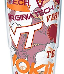 Tervis Virginia Tech University Hokies Made in USA Double Walled Insulated Tumbler, 1 Count (Pack of 1), Maroon