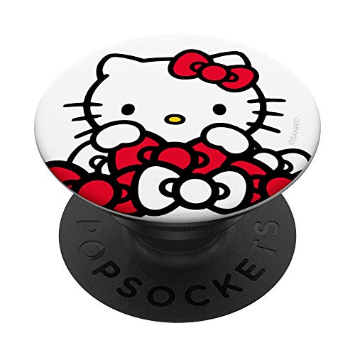 Hello Kitty Bow Pile PopSockets Stand for Smartphones and Tablets PopSockets PopGrip: Swappable Grip for Phones & Tablets