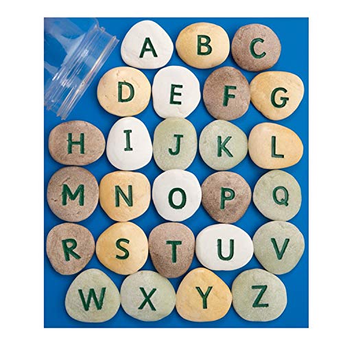 Yellow Door YUS1009 Uppercase Alphabet Pebble (Pack of 26)