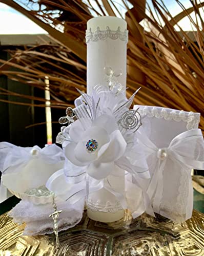 Casa Ixta Baptism Candle Set