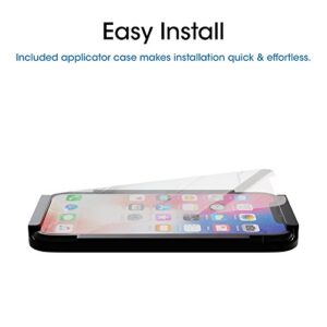 amFilm (3-Pack) iPhone XS/X Screen Protector, 0.26mm 9H Tempered Glass Screen Protector with Easy Installation Tray for Apple iPhone 10.
