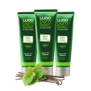 woo bamboo toothpaste vanilla mint-4 oz