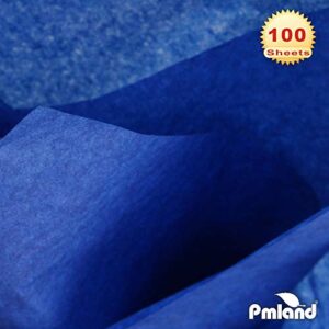 PMLAND Premium Quality Gift Wrapping Paper - Blue - 15 Inches X 20 Inches 100 Sheets