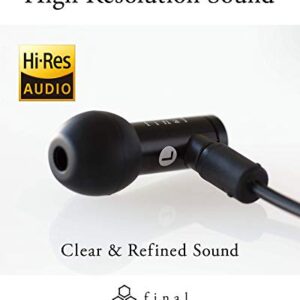 Final E4000 High Resolution Sound Isolating In-Ear Headphones Earphones