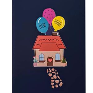 iGifts And Cards Fun Housewarming 3D Pop Up Greeting Card - New House Pop Up Card, Happy Moving Gift, Welcome Home Card, Congratulations On Your Housiversary, Realtor Thank You, Bienvenidos A Mi Casa