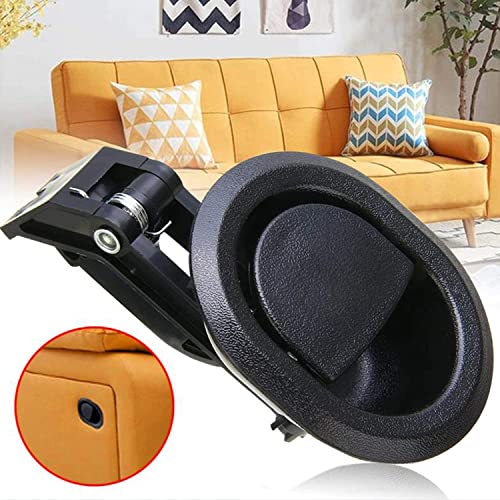 Podoy Recliner Pull Handle Compatible with Ashley Lazy Boy and Most Recliner Sofa Brand, Recliner Replacement Parts with Pull Handle and Release Cable Aluminum