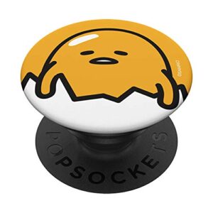 gudetama cracked shell popsockets stand for smartphones and tablets popsockets popgrip: swappable grip for phones & tablets