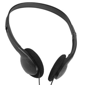 CN-Outlet Wholesale Kids Headphones in Bulk 25 Pack for School Classroom Students Children and Adults - Black