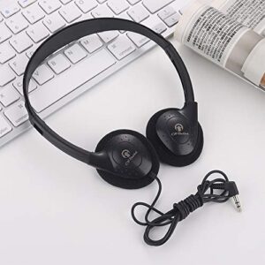 CN-Outlet Wholesale Kids Headphones in Bulk 25 Pack for School Classroom Students Children and Adults - Black