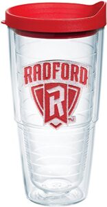 tervis radford university highlanders made in usa double walled insulated tumbler, 24oz, primary logo