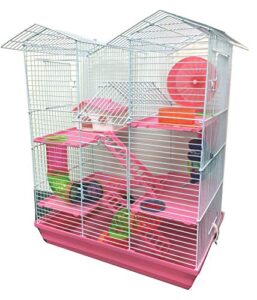 new large twin towner habitat syrian hamster rodent gerbil mouse mice rat wire animal cage