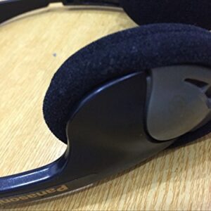 3 Pair Replacement Ear Pads Repair Parts for use with Panasonic Technics Technics RP-HT21 RP-HT41 RP-HT010 RP-HT030 Headphones Earmuffs (Sponge Ear Pads)