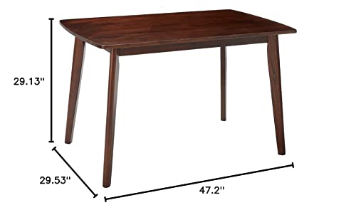 Winsome 94848 Shaye Dining Table, Walnut, 47.2x29.53x29.13