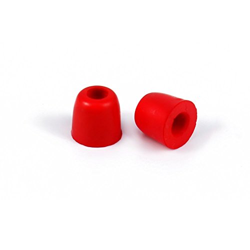 KZ 3 Pairs Memory Foam Noise Cancelling Eartips for in Ear Earphones Earbuds, S M L, Red