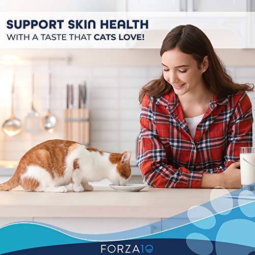 Forza10 Active Dermo Support Diet Dry Cat Food, Dry Cat Food Sensitive Stomach and Skin for Adult Cats, Fish Flavor Cat Food for Skin, Omega 3 and 6 for Healthy Skin and Coat, 4 Pound Bag