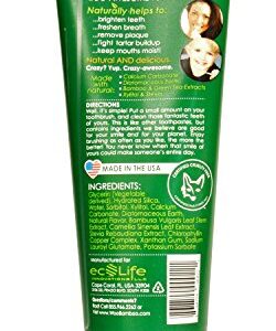 WooBamboo! Vanilla Mint Toothpaste - Naturally Derived, Fluoride Free, Vegan, Gluten Free