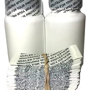 66 x 25 mm WHITE Perforated Shrink Band for Growler Bottles, Pharmaceutical Bottles, Gallon Jugs, Honey Bottles, and More. Fits 1 1/4" to 1 1/2" Diameter - Pack of 250