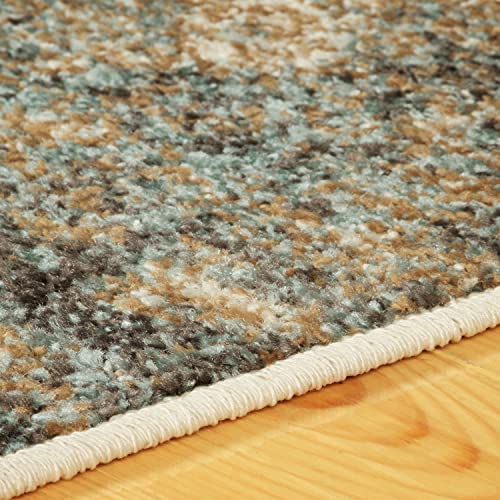 Superior 6mm Pile Height with Jute Backing, Durable, Fashionable and Easy Maintenance, Rosemont Collection Area Rug, 8' x 10' - Blue
