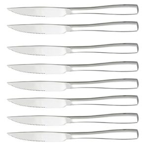 hommp 8-piece stainless steel steak knives for chefs commercial kitchen