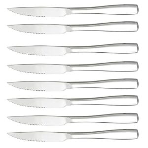 Hommp 8-Piece Stainless Steel Steak Knives for Chefs Commercial Kitchen