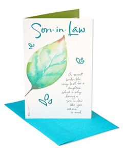 american greetings father's day card for son in law (the very best)