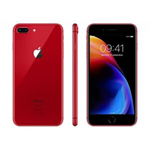 apple iphone 8 plus, 256gb, red - for at&t / t-mobile (renewed)