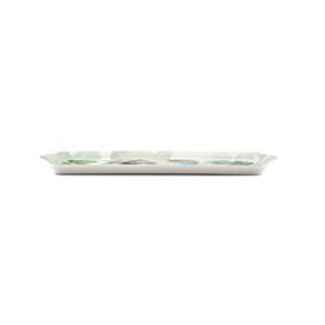 Pimpernel Succulents Collection Sandwich Tray | Serving Platter | Crudité and Appetizer Tray | Made of Melamine | Measures 15.1" x 6.5" | Dishwasher Safe