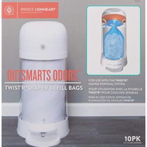 Prince Lionheart TWIST’R Diaper Disposal Refill Bags, 10 Pack