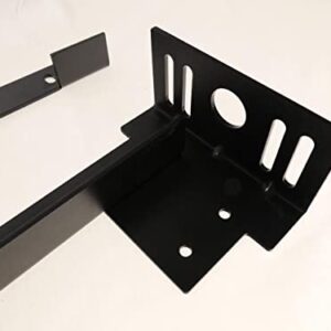 Tech Team Bed Frame Extension Set, Extend a Metal Bedframe to Meet a Headboard or Footboard, 2 Pieces, Hardware Included