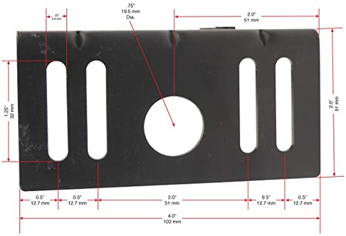 Tech Team Bed Frame Extension Set, Extend a Metal Bedframe to Meet a Headboard or Footboard, 2 Pieces, Hardware Included