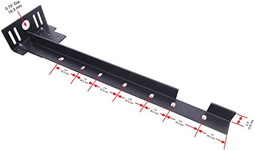 Tech Team Bed Frame Extension Set, Extend a Metal Bedframe to Meet a Headboard or Footboard, 2 Pieces, Hardware Included