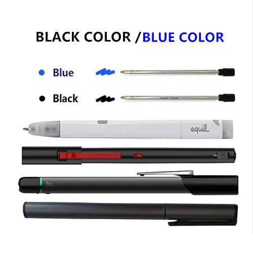 CJMILADO Ballpoint Pen Metal Mini Refill D1/635 Refill- Medium Point Refill for Multifunction Pen,Mini Pen Compact Pen(Black ink 8 pack)