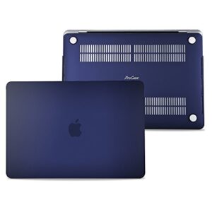 ProCase MacBook Pro 13 Case 2019 2018 2017 2016 Release A2159 A1989 A1706 A1708, Hard Case Shell Cover and Keyboard Skin Cover for MacBook Pro 13 Inch with/Without Touch Bar -Darkblue