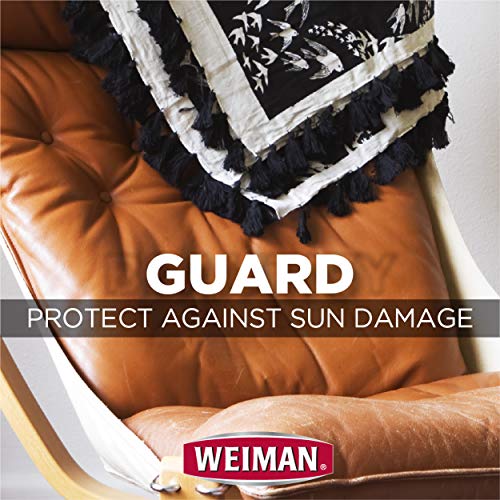 Weiman Leather Cleaner and Conditioner for Furniture - 12 Ounce - 2 Pack - Ultra Violet Protection Help Prevent Cracking or Fading of Leather Couches, Car Seats, Shoes, Purses